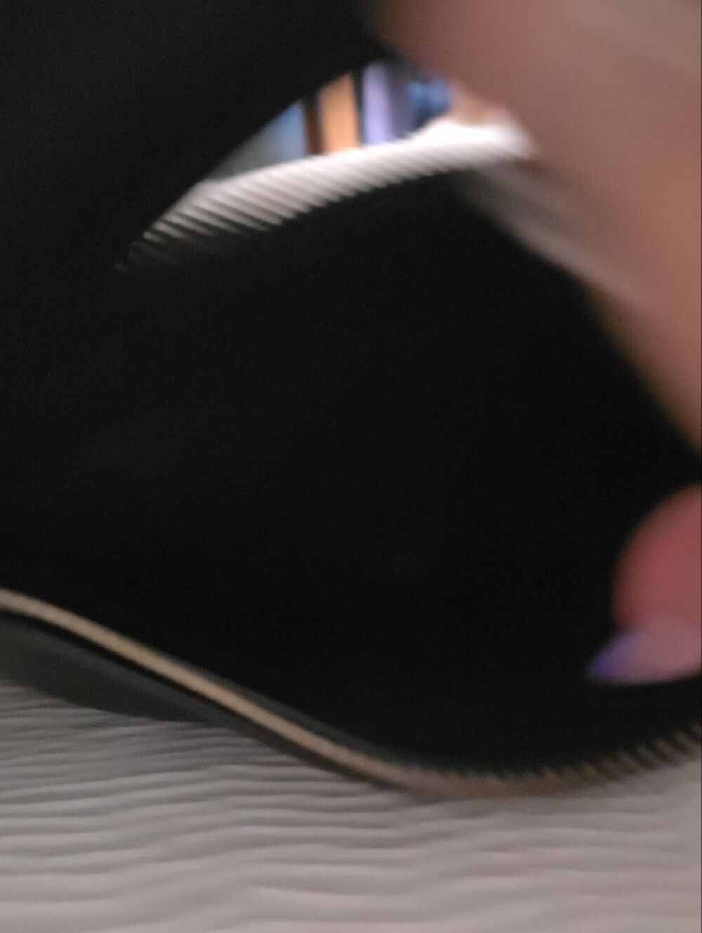 Marc by Marc Jacobs Black Leather Messenger Clutch with Front Zip - Picture 10 of 10